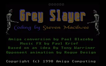 Grey Slayer screen shot title